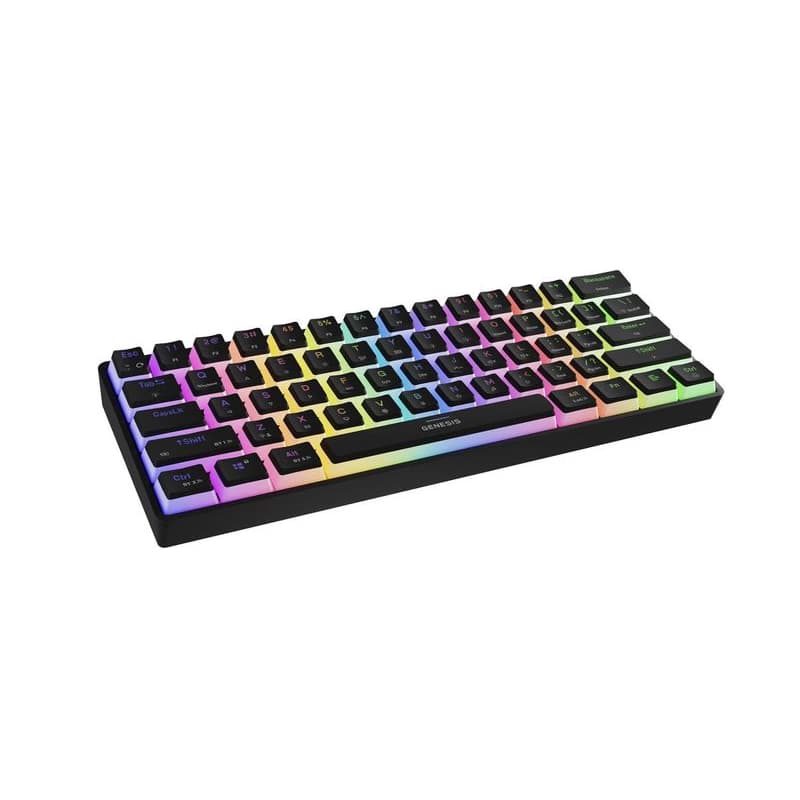 Genesis herná klávesnica THOR 660 G2/Gateron Brown/USB+BT/US layout/Čierna 2