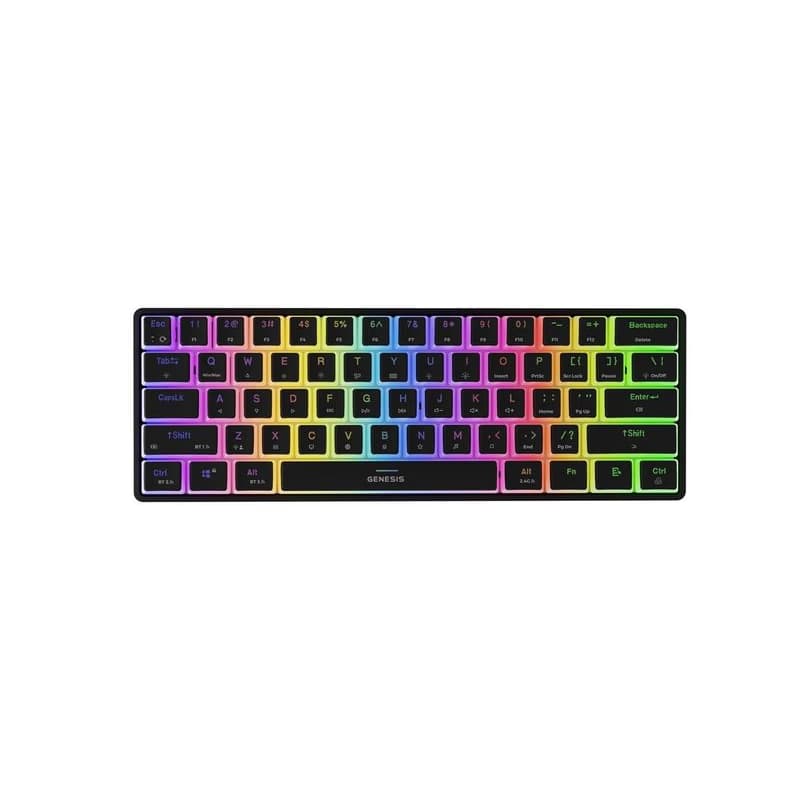 Genesis herná klávesnica THOR 660 G2/Gateron Brown/USB+BT/US layout/Čierna 3