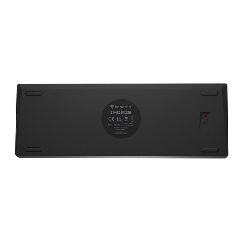 Genesis herná klávesnica THOR 660 G2/Gateron Brown/USB+BT/US layout/Čierna 4