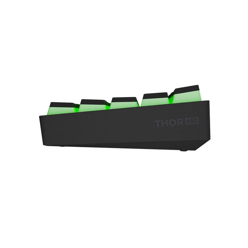 Genesis herná klávesnica THOR 660 G2/Gateron Brown/USB+BT/US layout/Čierna 5