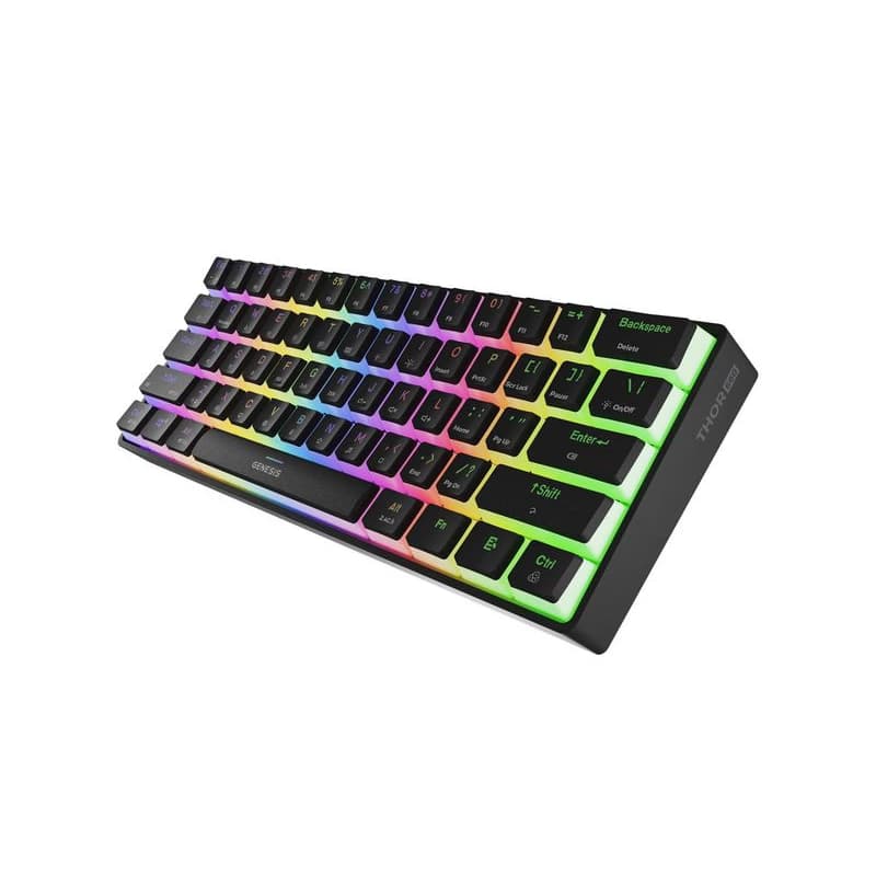 Genesis herná klávesnica THOR 660 G2/Gateron Brown/USB+BT/US layout/Čierna 6