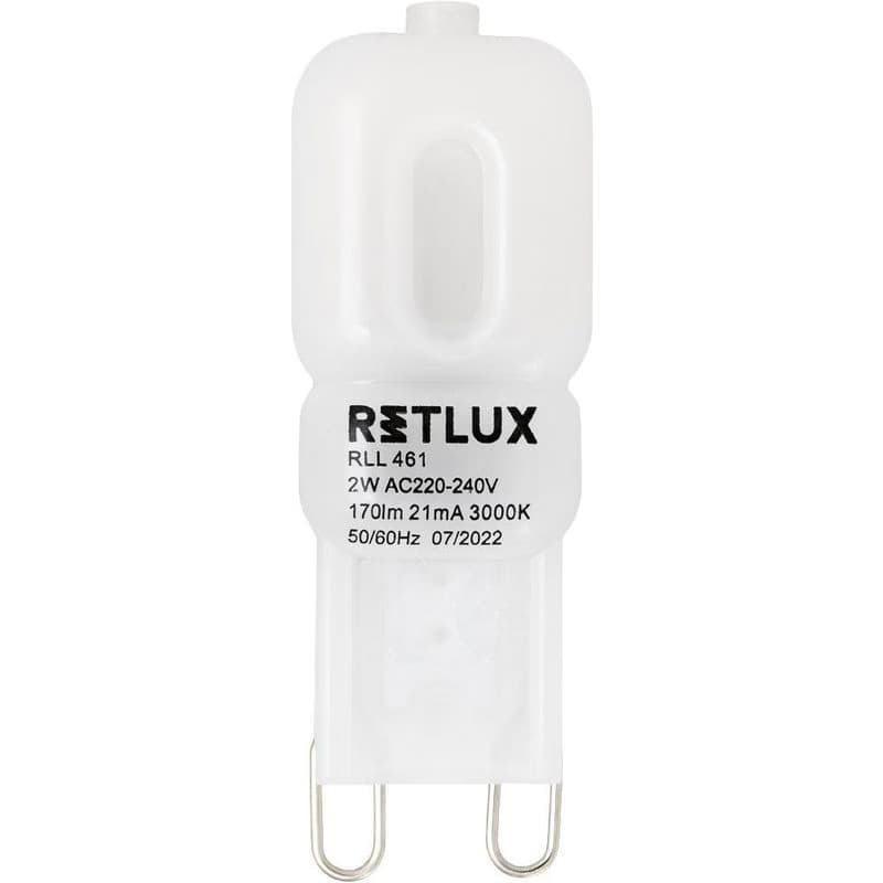RLL 461 G9 2W LED WW RETLUX 3