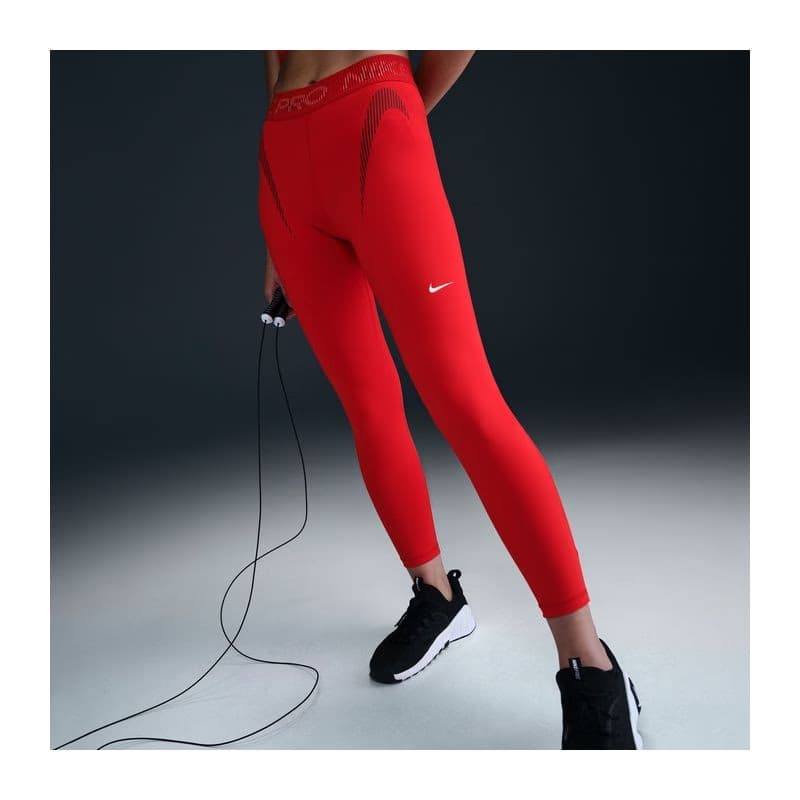 Dámske legíny NIKE PRO W NP DF MR 7 8 TIGHT TT GRX-657-Red 2