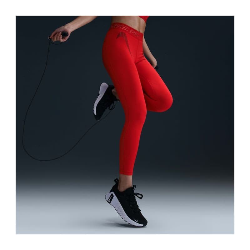 Dámske legíny NIKE PRO W NP DF MR 7 8 TIGHT TT GRX-657-Red 3