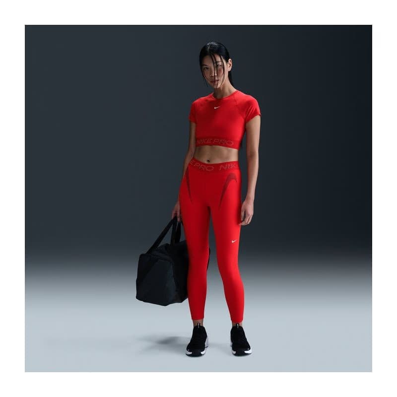 Dámske legíny NIKE PRO W NP DF MR 7 8 TIGHT TT GRX-657-Red 5