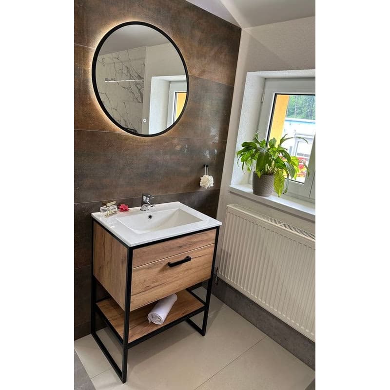 ArtCom Keramické umývadlo CFP LAVA 60D | biely lesk 60 cm 3