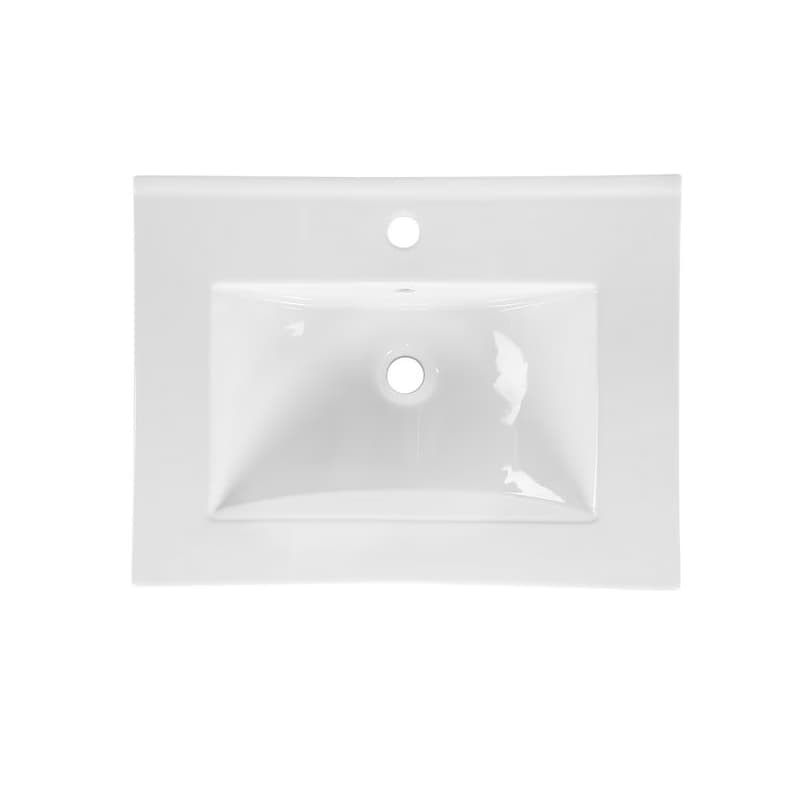 ArtCom Keramické umývadlo CFP LAVA 60D | biely lesk 60 cm 4