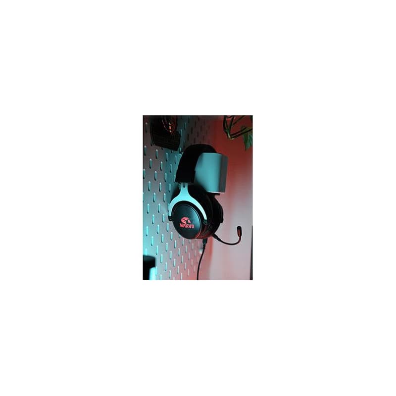 Marvo HG9052 sluchátka s mikrofónom, káblové, čierna, 7.1 (virtualne), červeno podsvietená, 7.1 (virtuálne) typ USB 6