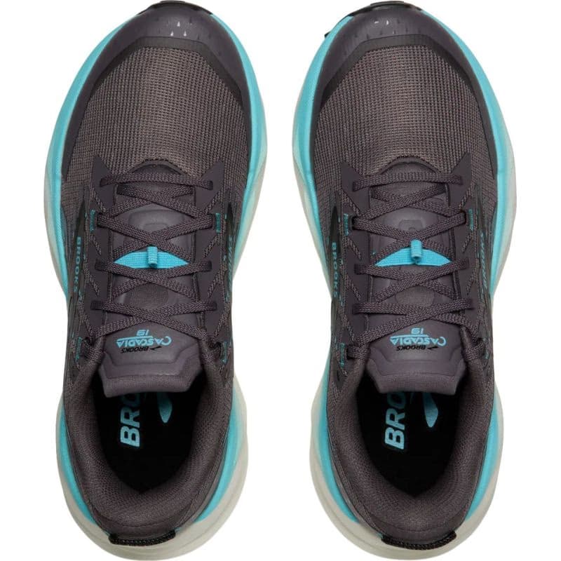 Dámska bežecká trailová obuv BROOKS Cascadia 19 W rabbit black bluefish 4