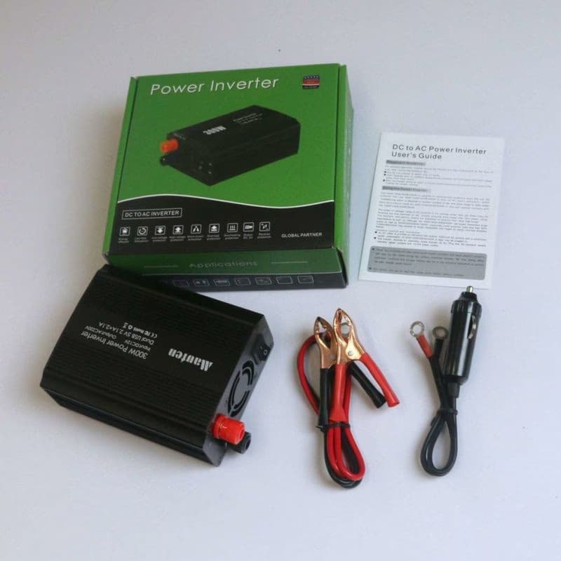 EUROCASE menič napätia DC/AC 12V/230V, 300W, USB 5