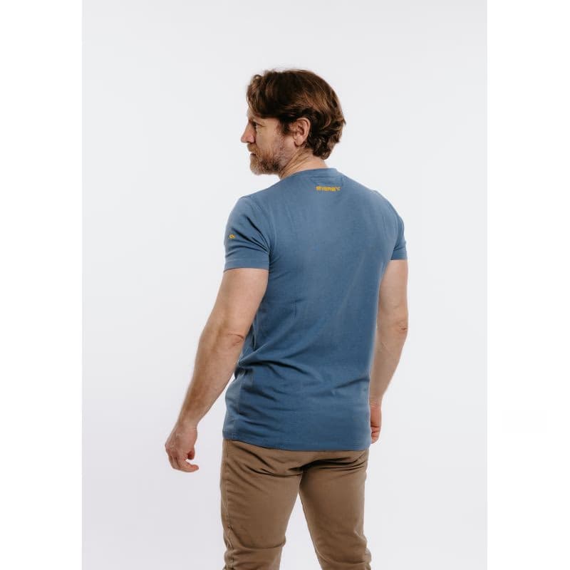 Pánske turistické tričko s krátkym rukávom EVERETT T-PEAK blue 3