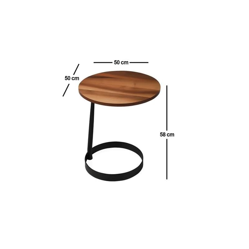 Príručný stolík / Odkladací stolík Callisto - Walnut 3