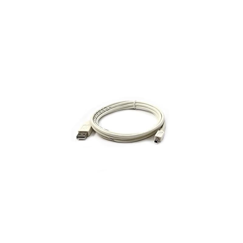 USB kábel (2.0), USB A samec - 4-pin samec, 1.8m, biely, MITSUMI, DOPREDAJ 2