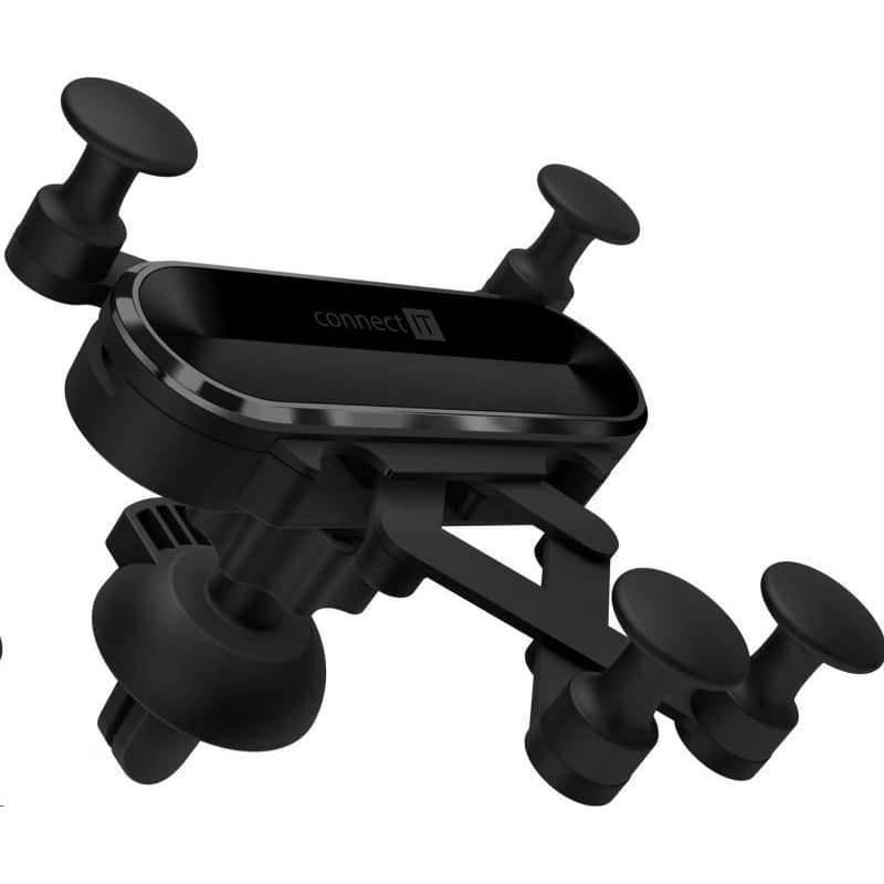 CONNECT IT InCarz SPIDER univerzálny držiak do auta, do mriežky, čierno-strieborný 3
