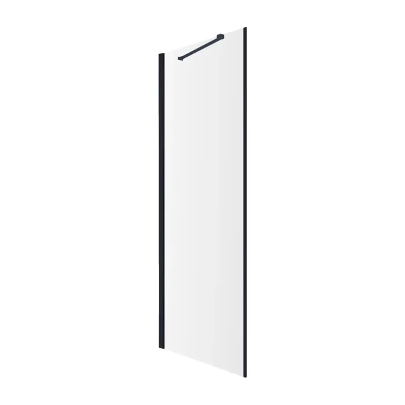 OMNIRES - MANHATTAN bočná stena, 80 cm čierna mat / transparent /BLMTR/ ADR80XBLTR 2