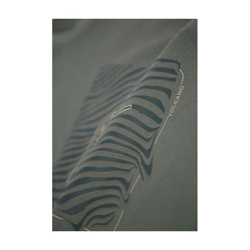 Pánske tričko s krátkym rukávom VOLCANO LIQUID-302-KHAKI 5