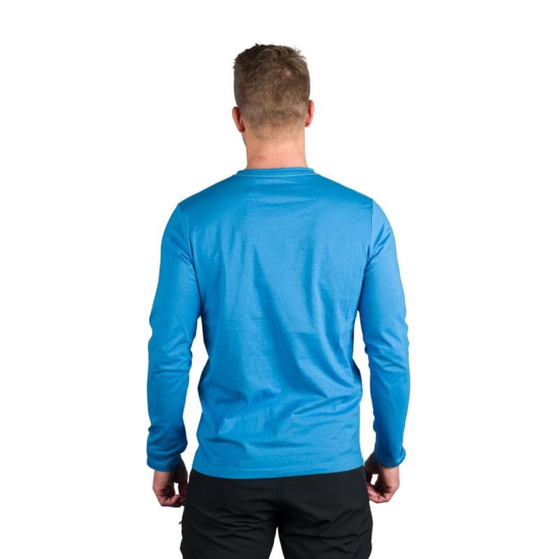 Pánske turistické tričko s dlhým rukávom NORTHFINDER DACSO-281blue 4