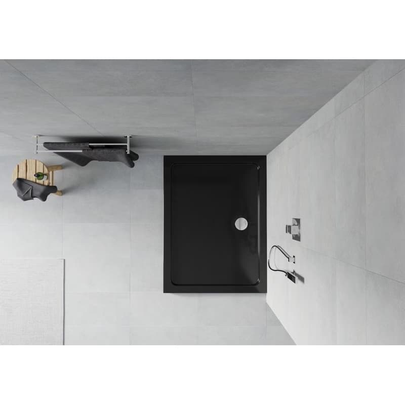 MEXEN - Flat sprchová vanička obdĺžniková slim 140 x 80, čierna 40708014 3