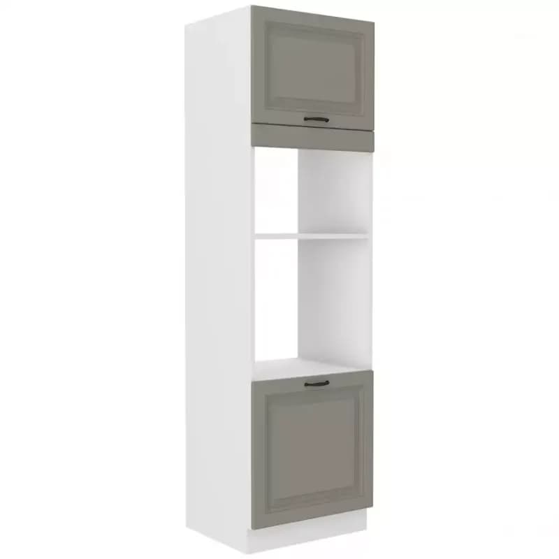 Kuchynská skrinka Stilo claygrey/biely 60dmp/210 2f 1