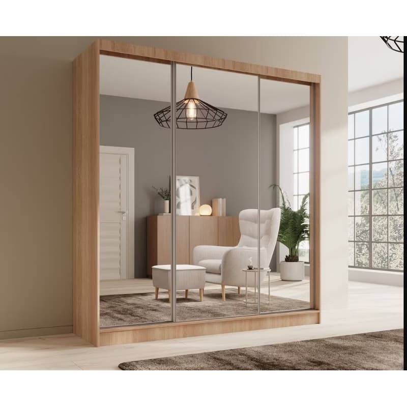 ArtAdrk Šatníková skriňa TOLA | dub sonoma 200 cm 2