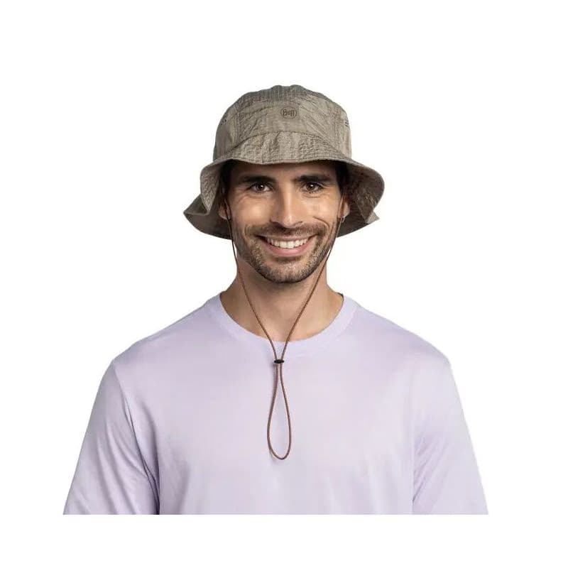 Klobúk BUFF GO BUCKET HAT SOLID TUNDRA KHAKI 4