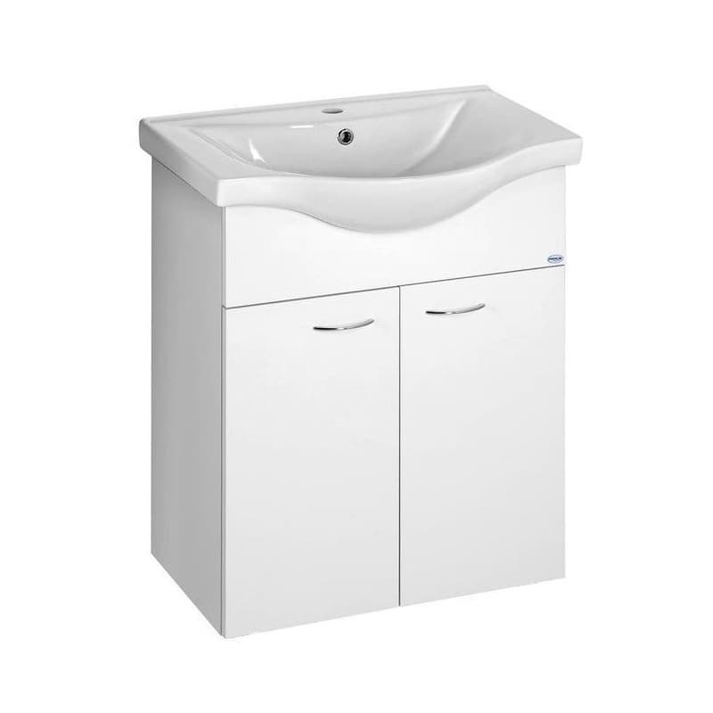 AQUALINE - KERAMIA FRESH umývadlová skrinka 60,6x74x34cm, biela 50063A