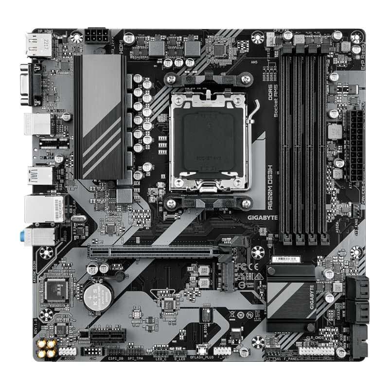 GIGABYTE MB Sc AM5 A620 DS3H, AMD A620, 4xDDR5, 1xDP, 1xHDMI, 1xD-Sub 2