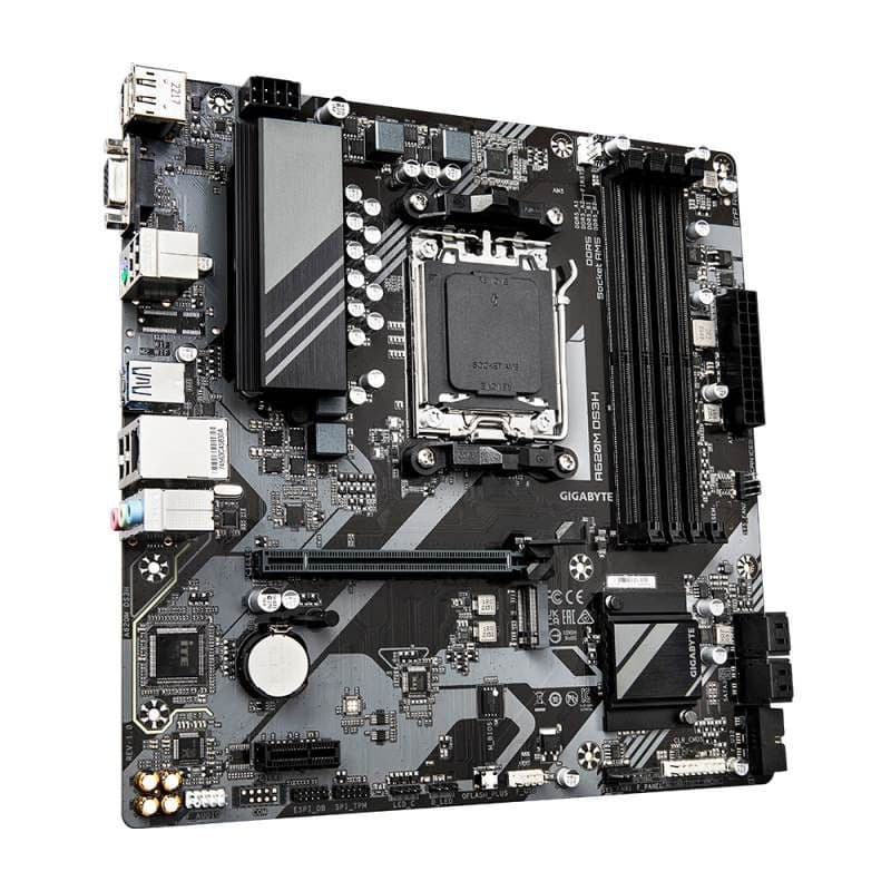 GIGABYTE MB Sc AM5 A620 DS3H, AMD A620, 4xDDR5, 1xDP, 1xHDMI, 1xD-Sub 3