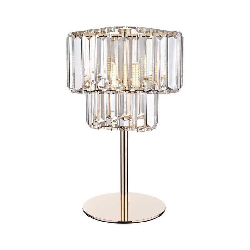 Zuma Line T0496-01G-F7AC - Stolná lampa HELIOS 1xG9/33W/230V zlatá T0496-01G-F7AC 1