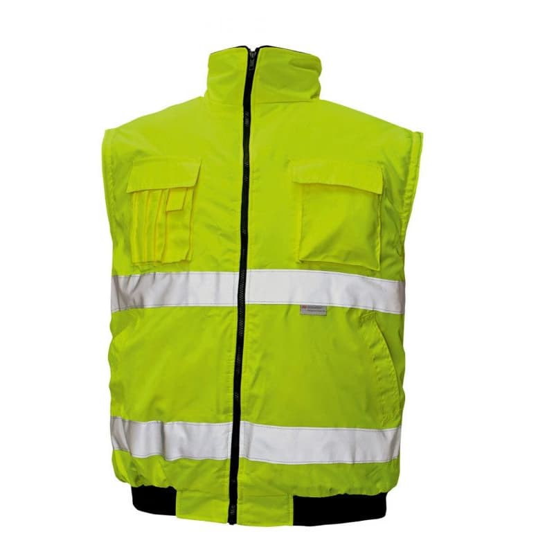 CLOVELLY pilot bunda HV oranž./navy M 6