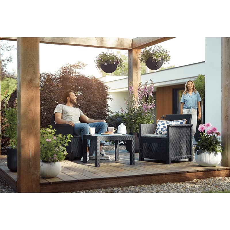KETER Balkónový set ALODIA balcony set | grafit 2