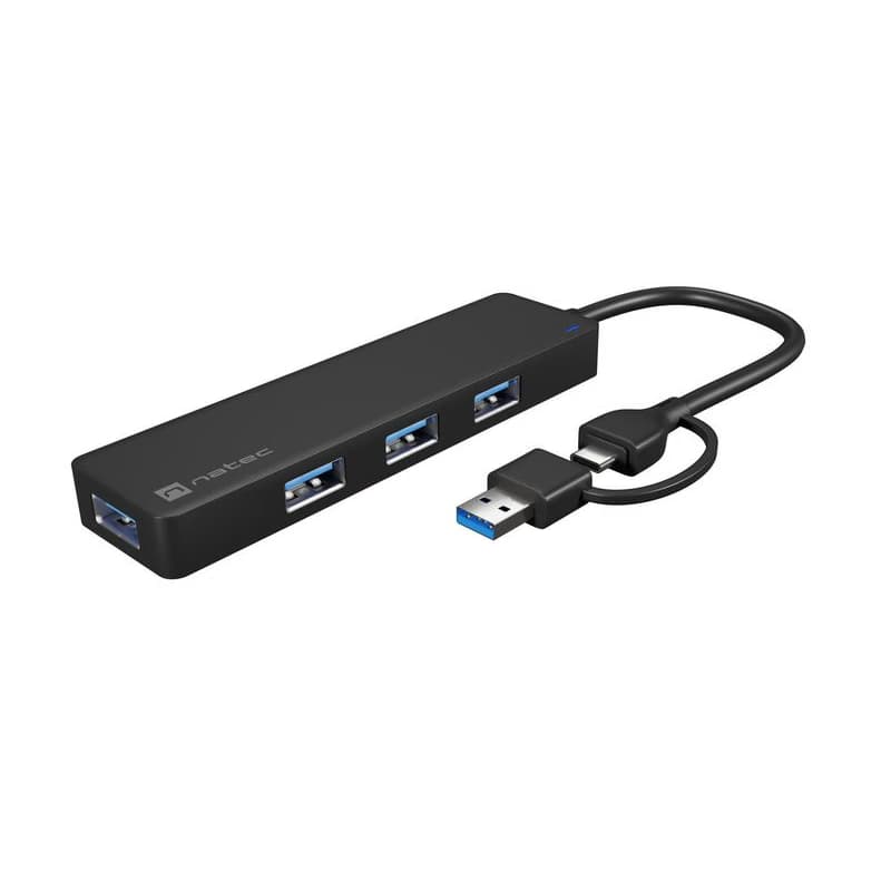 Rozbočovač Natec MAYFLY 4xUSB-A 3.0 HUB + USB-A adaptér 2