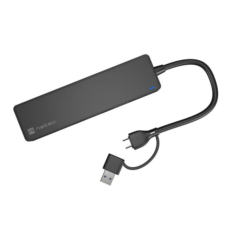 Rozbočovač Natec MAYFLY 4xUSB-A 3.0 HUB + USB-A adaptér 3