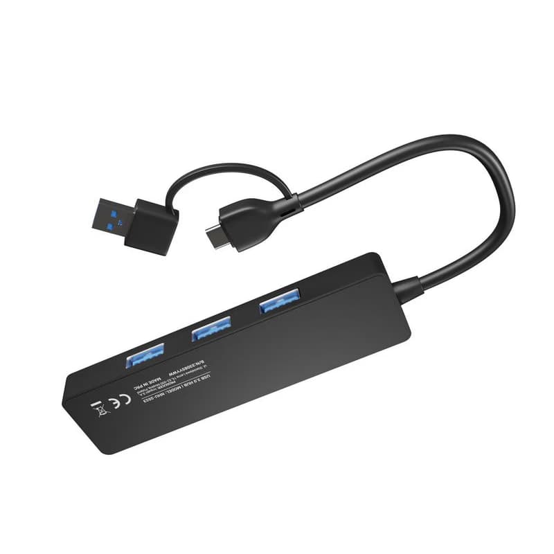 Rozbočovač Natec MAYFLY 4xUSB-A 3.0 HUB + USB-A adaptér 4