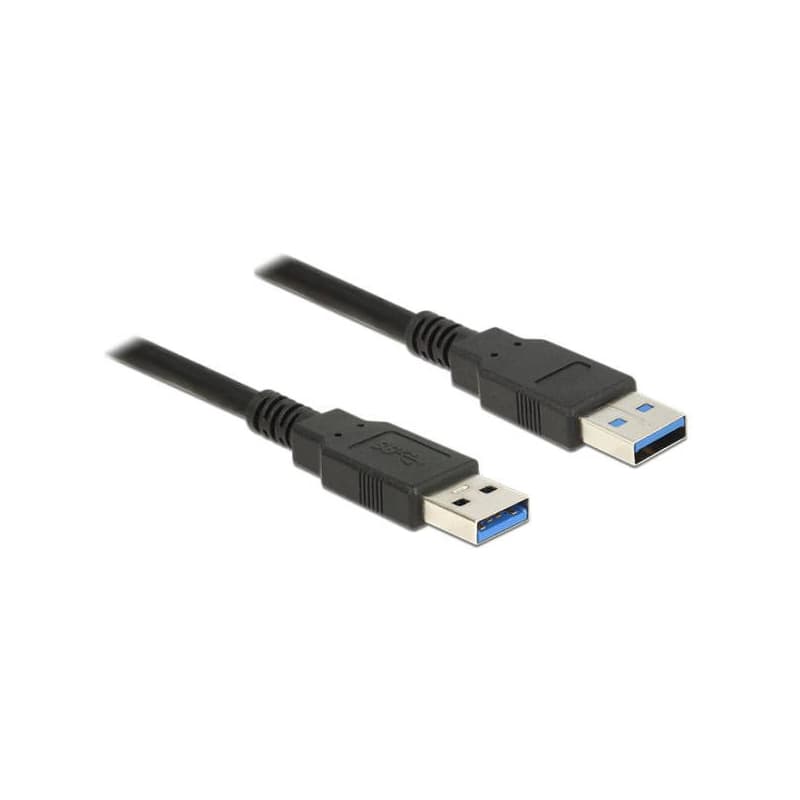 Delock Kábel USB 3.0 Typ-A samec > USB 3.0 Typ-A samec 1,5 m čierny 1