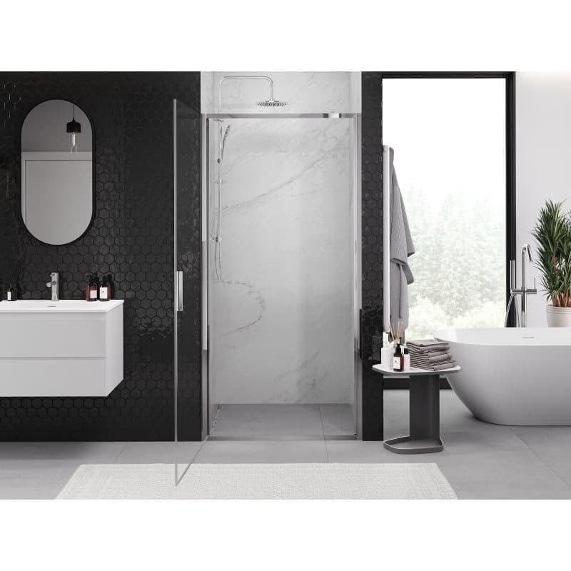MEXEN - Exo sprchové dvere krídlové 80, transparent, chróm 817-080-000-01-00 3