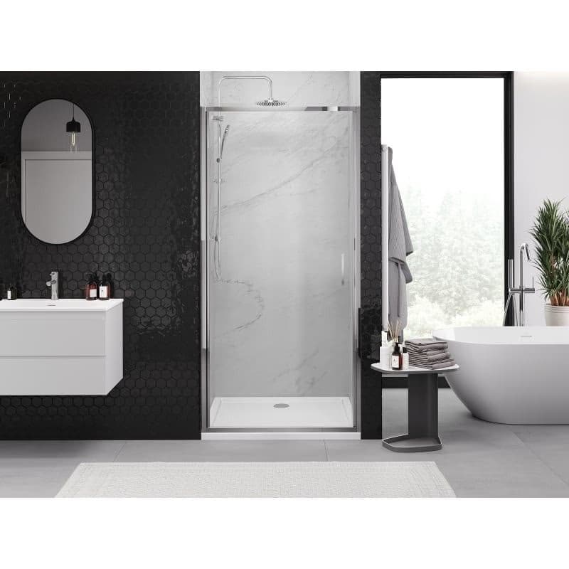 MEXEN - Exo sprchové dvere krídlové 80, transparent, chróm 817-080-000-01-00 4