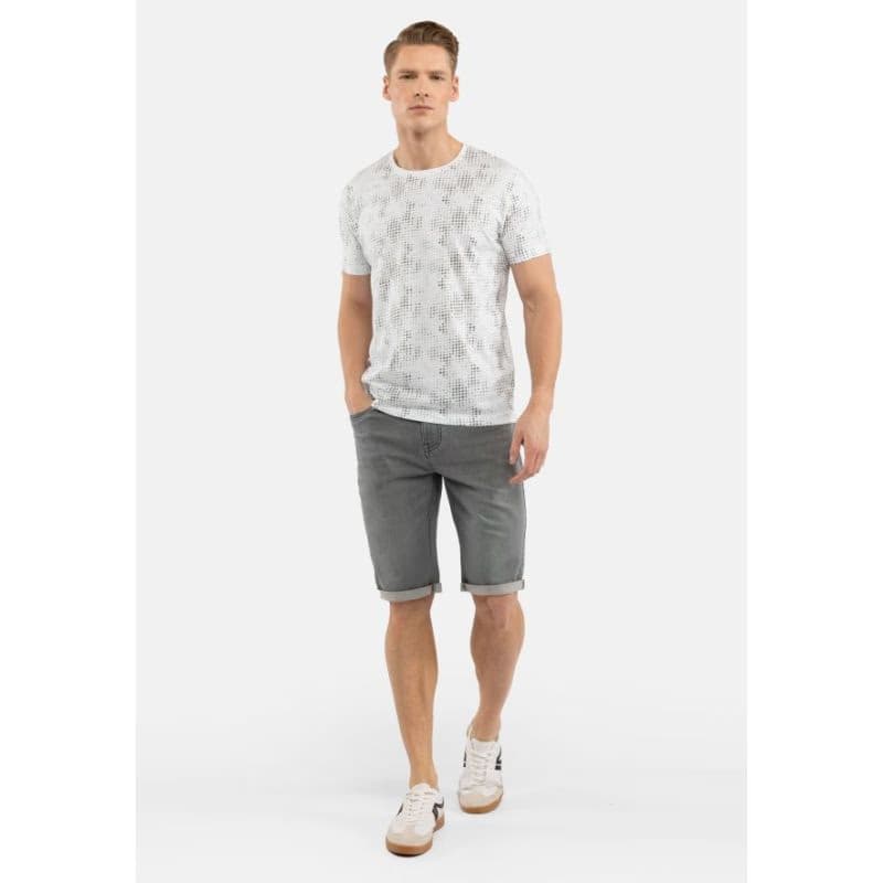 Pánske tričko s krátkym rukávom VOLCANO T-MELL-100-WHITE 4