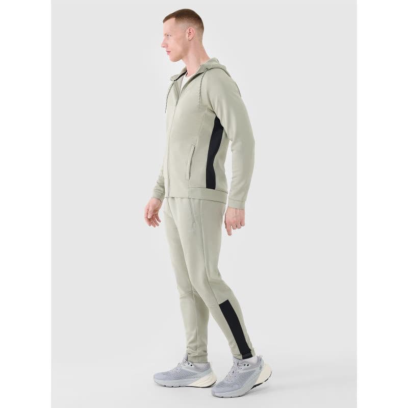 Pánska tréningová mikina so zipsom 4F SWEATSHIRT FNK-WSS25TFSWM513-44S-OLIVE 5