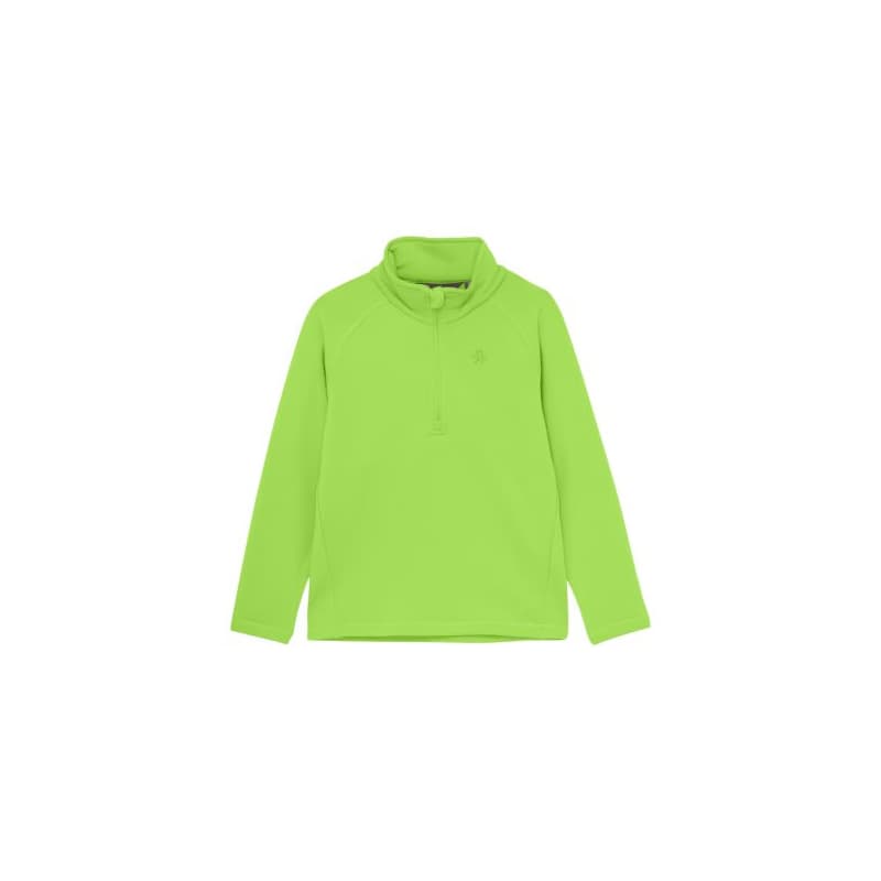 Juniorská lyžiarska flisová mikina COLOR KIDS Fleece Pulli - Stretch-741821.2144-Green Gecko
