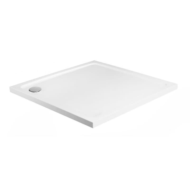 REA/S - Sprchovací kút PUNTO 80x80 - čierny So sprchovou bielou vaničkou Savoy KPL-K1012 4