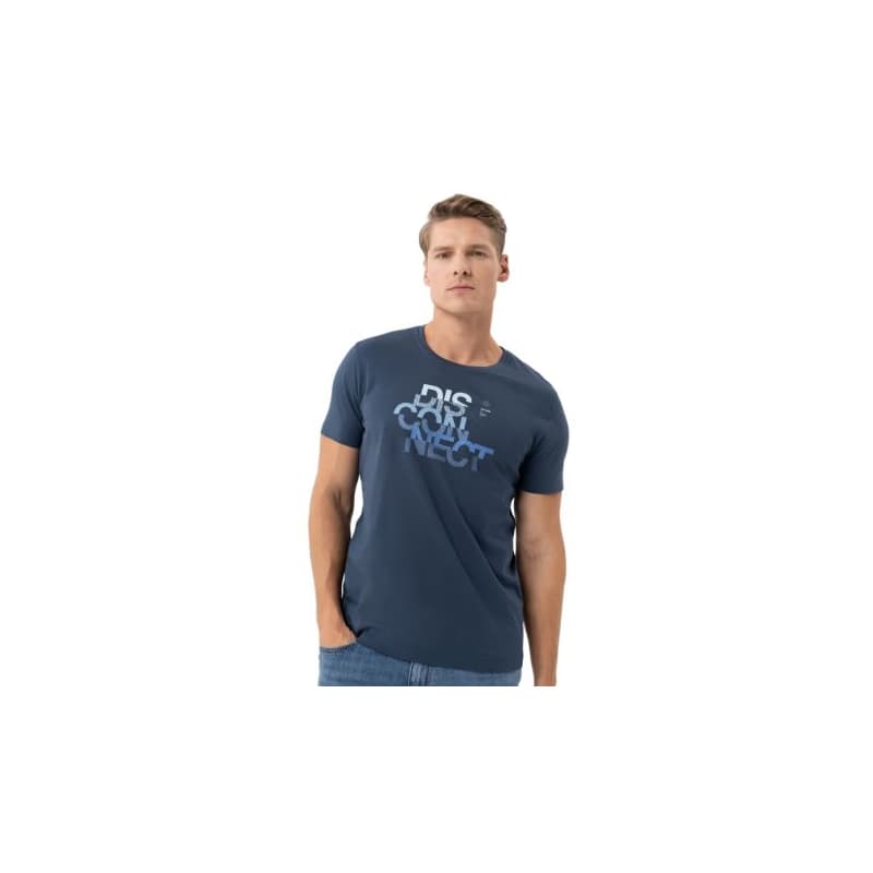 Pánske tričko s krátkym rukávom VOLCANO T-DIS-DENIM 1