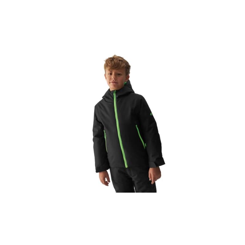 Chlapčenská lyžiarska bunda 4F JUNIOR TECHNICAL JACKET-JAW23TTJAM297-21S-BLACK