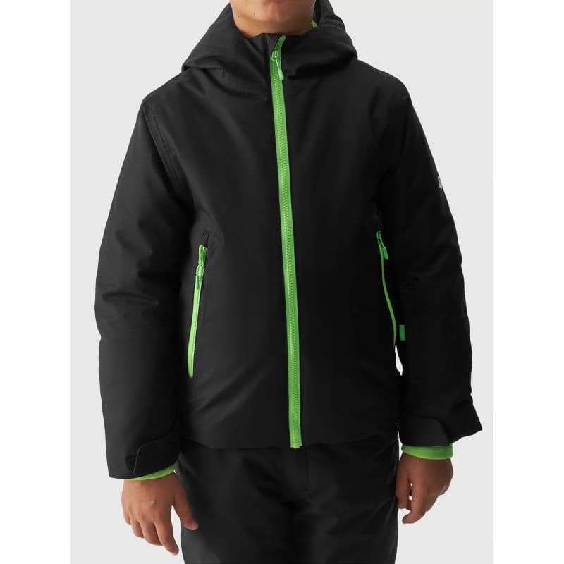 Chlapčenská lyžiarska bunda 4F JUNIOR TECHNICAL JACKET-JAW23TTJAM297-21S-BLACK 5