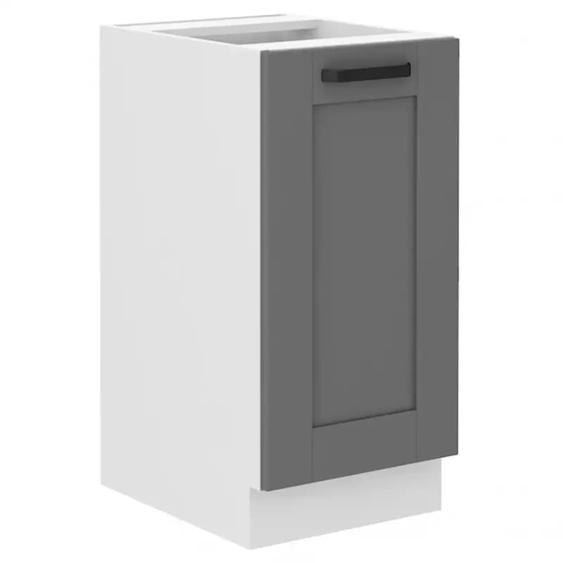 Kuchynská skrinka Luna dustgrey/biela 40D 1F BB 1