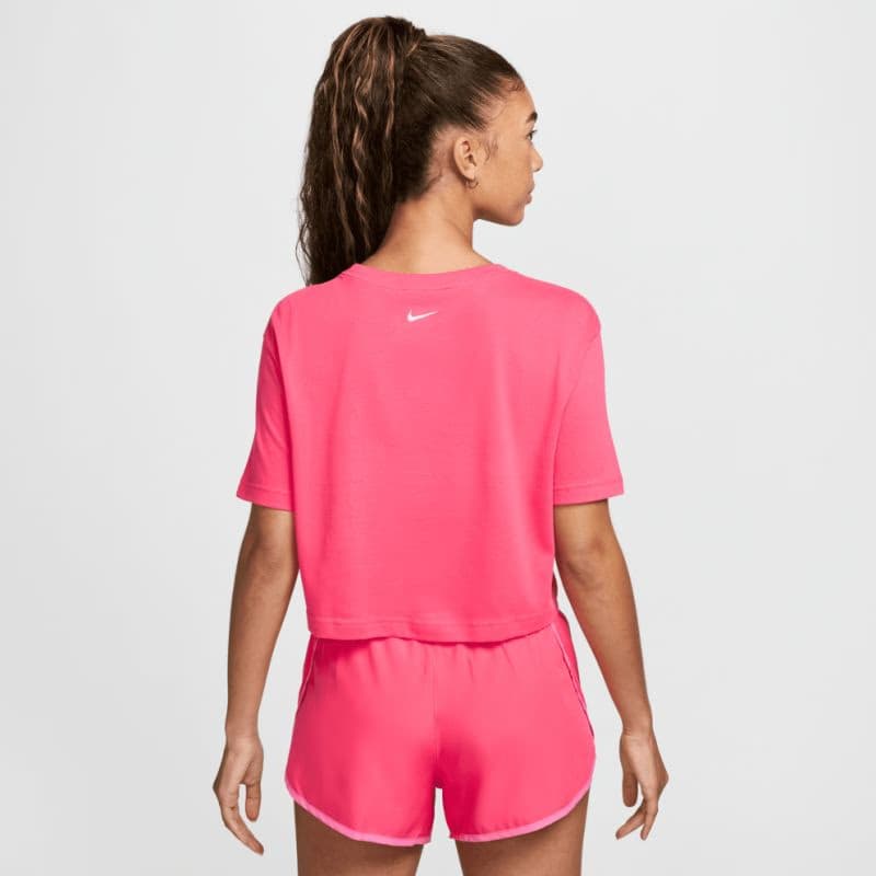 Dámske tréningové tričko s krátkym rukávom NIKE PRO W SS CRP TEE FA24-629 ASTER PINK 4