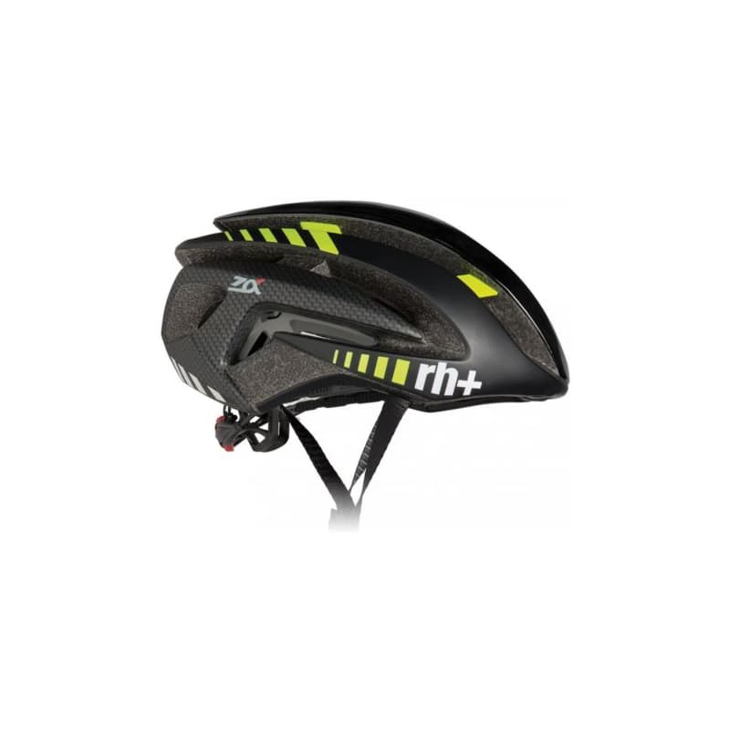 Cyklistická prilba RH+ Z Alpha, shiny black matt black yellow fluo 1