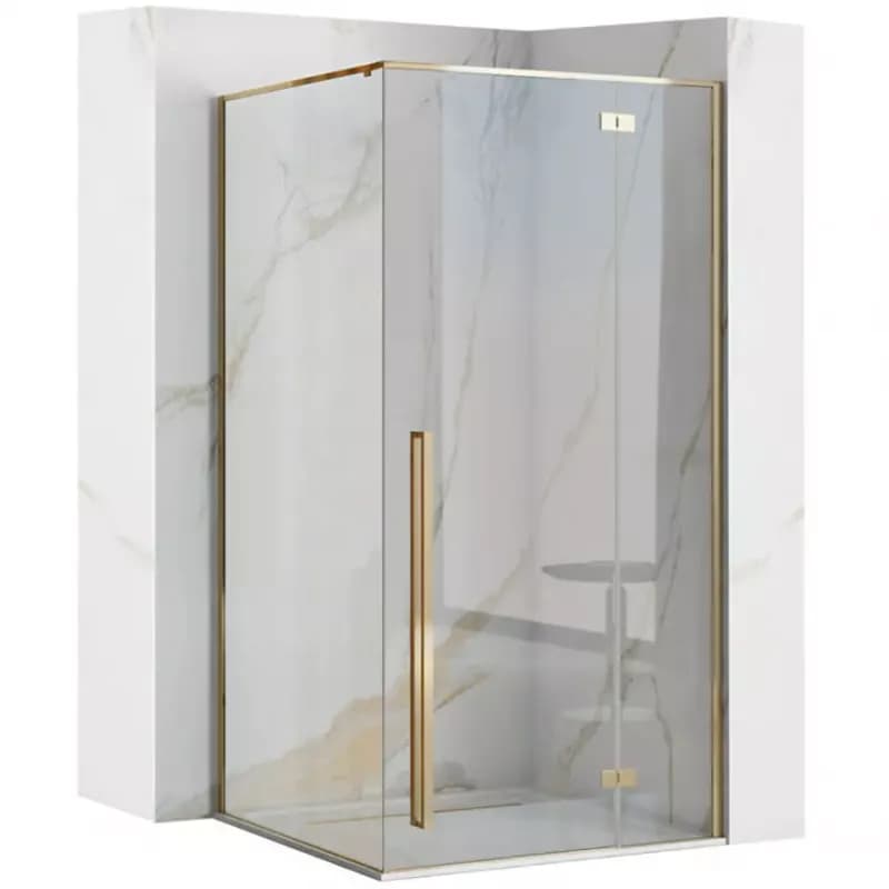 Sprchový kút Fargo Rea K6614 120x90x195 gold 1