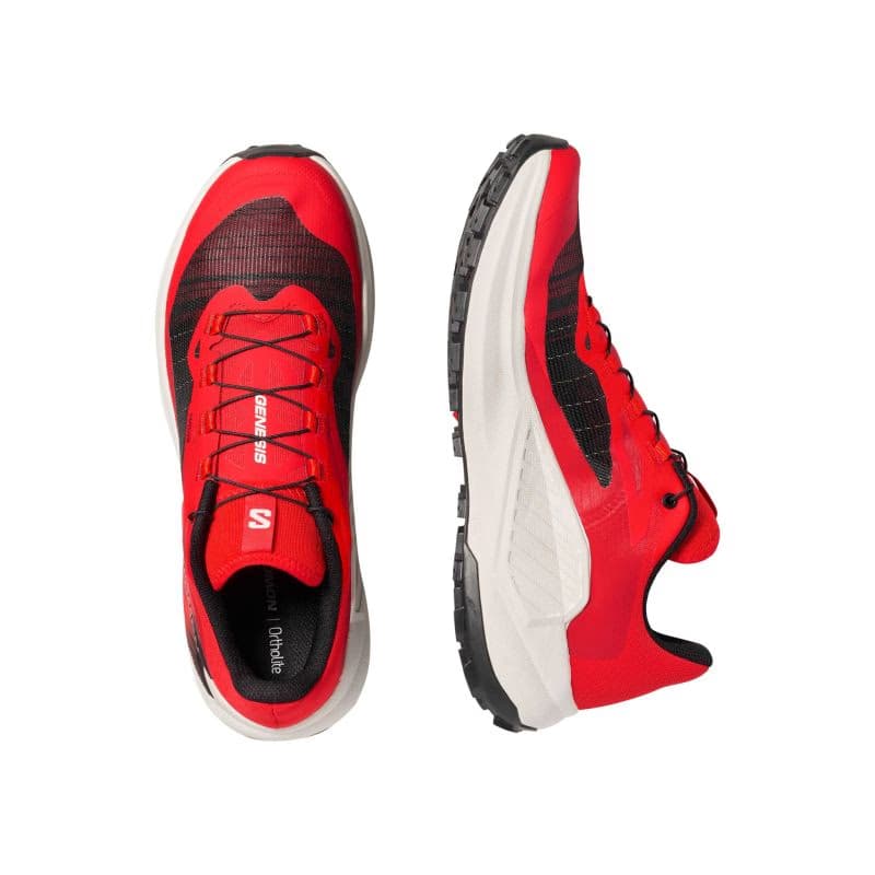 Pánska bežecká trailová obuv SALOMON Genesis M fiery red lava falls black 4