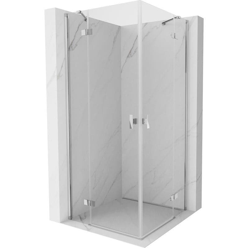 MEXEN/S - Mist H Duo sprchovací kút dvere krídlové 70 x 70, transparent, chróm 8A5-070L-070P-01-00 1